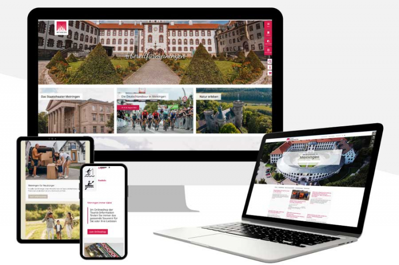 Webdesign, SEO & 3D Rundgänge für die Stadt Meiningen