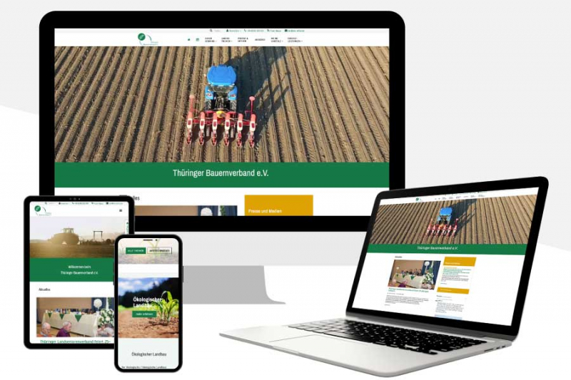 Webdesign, SEO & Video für TBV Erfurt (Thüringer Bauernverband e.V.)